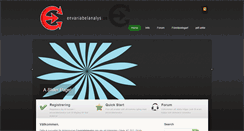 Desktop Screenshot of envariabelanalys.se